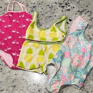 Kickee Pants and RuffleButts Kids Swimwear size 5